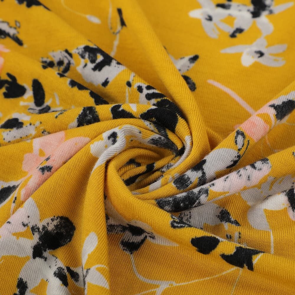 Rayon Spandex gedruckter gestrickter Stoff für Männer und Frauen